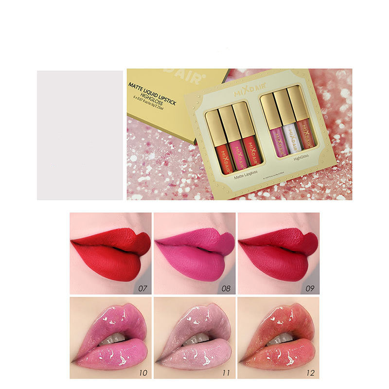 Matte & High Gloss Lip Gloss Set