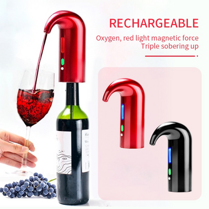 electric wine pump for easy pouring