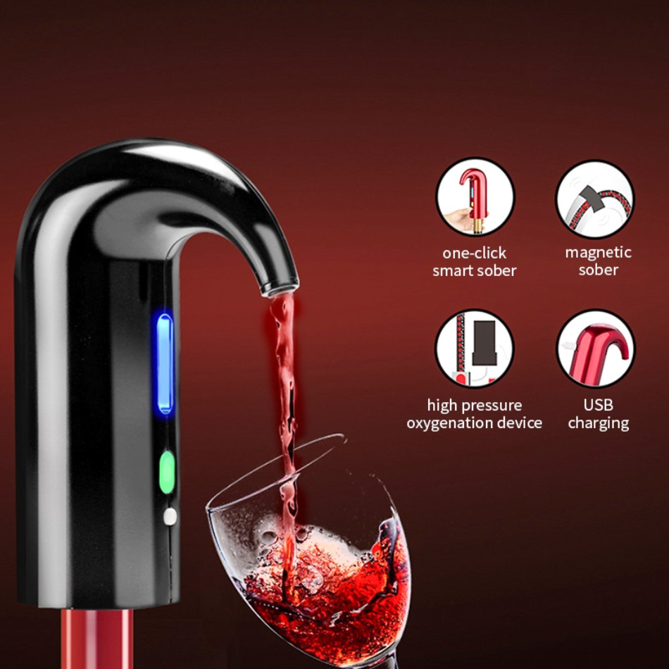 electric wine pump for easy pouring