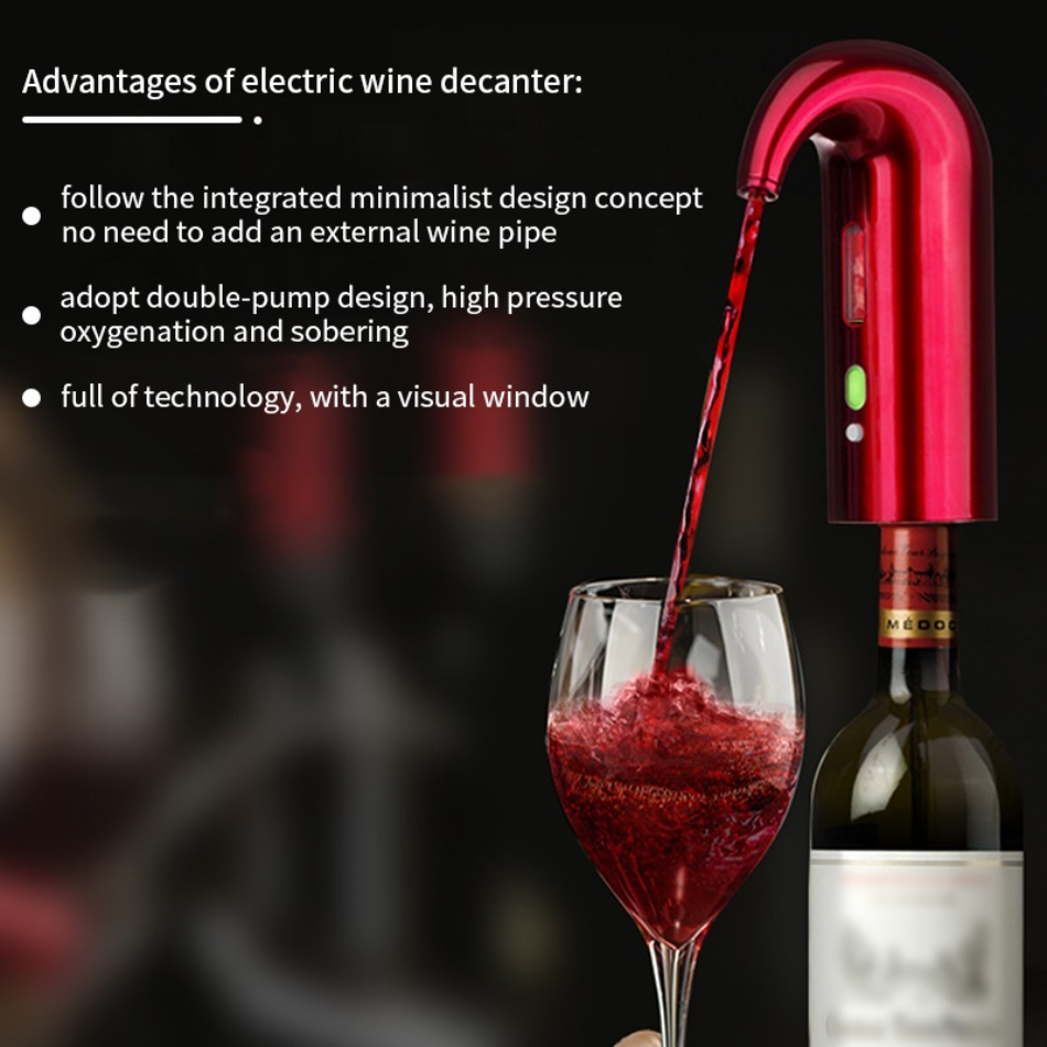 electric wine pump for easy pouring
