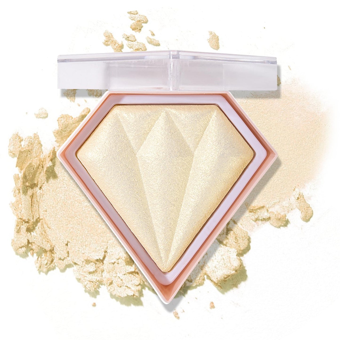 Face Glitter Highlighter Makeup Palette Shimmer Contour Powder Waterproof Long-Lasting Brightens Face Complexion Contour Illuminator Highlighters Blush Powder Makeup Palette - 02 Quicksand Gold